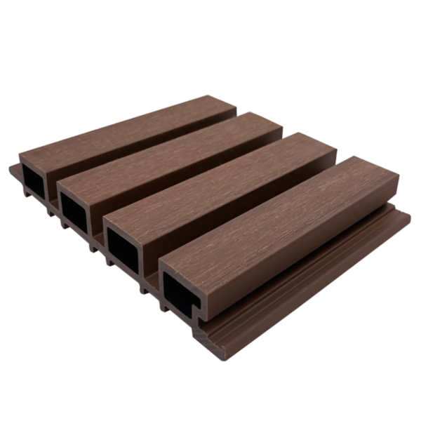 Co-extrusion capped WPC cladding panel sample