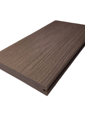 Co-extrusion capped WPC decking board sample